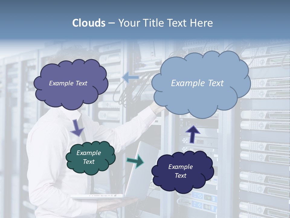 Rack Hardware Center PowerPoint Template