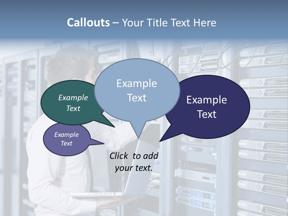 Rack Hardware Center PowerPoint Template