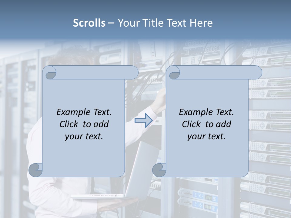 Rack Hardware Center PowerPoint Template