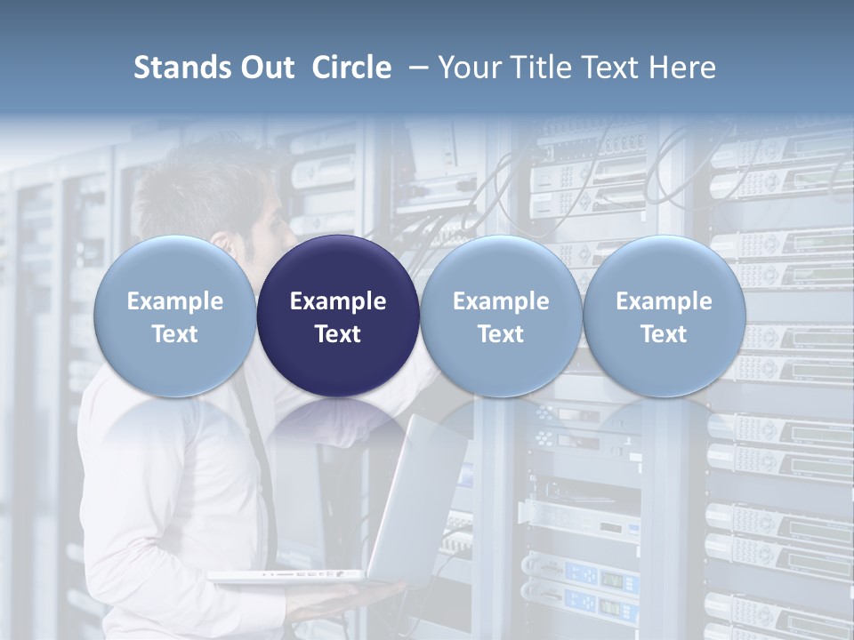 Rack Hardware Center PowerPoint Template