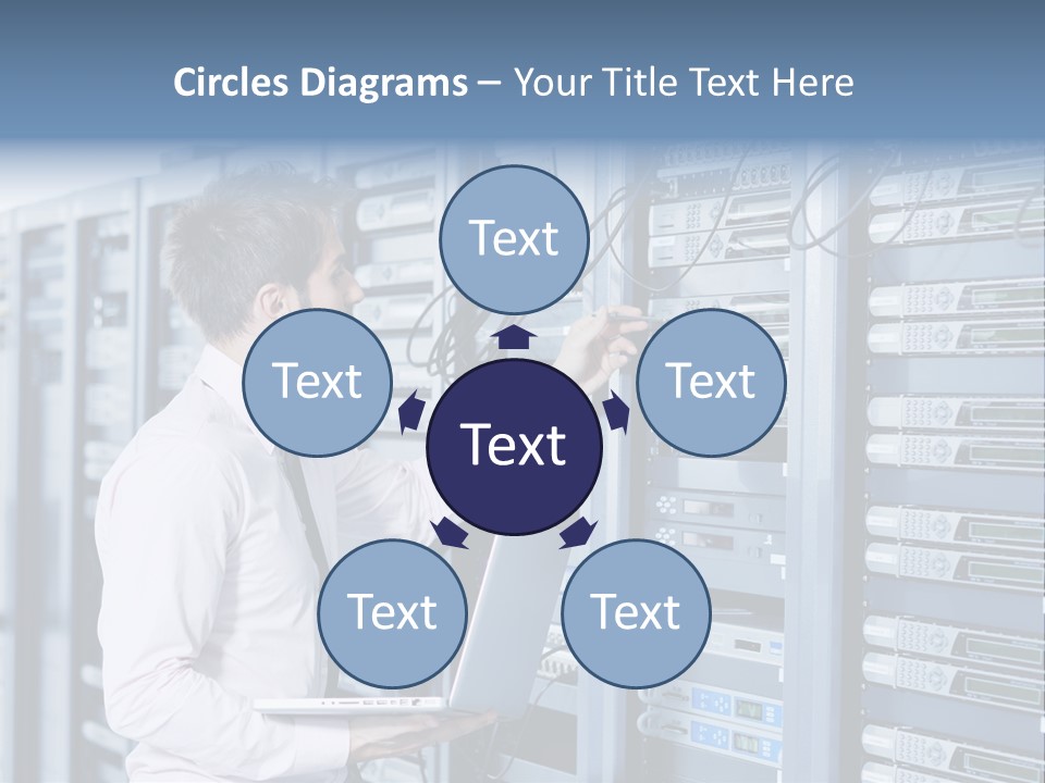 Rack Hardware Center PowerPoint Template