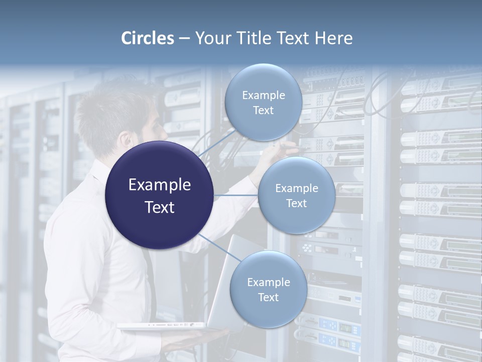 Rack Hardware Center PowerPoint Template