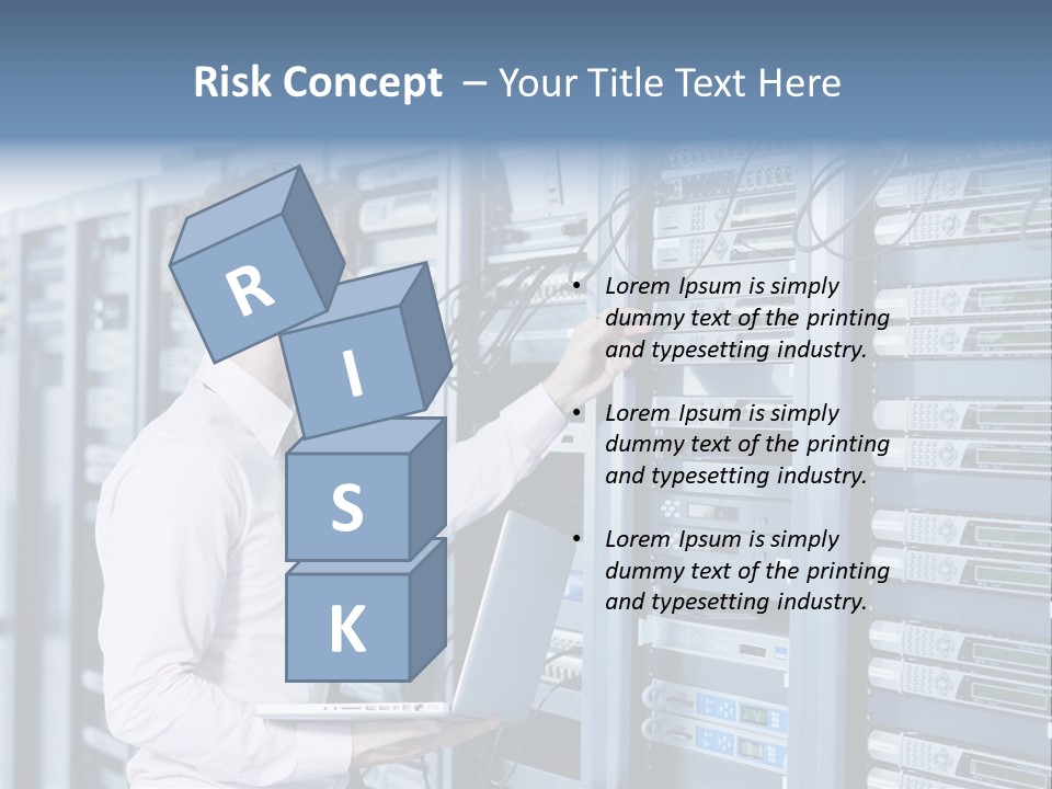 Rack Hardware Center PowerPoint Template