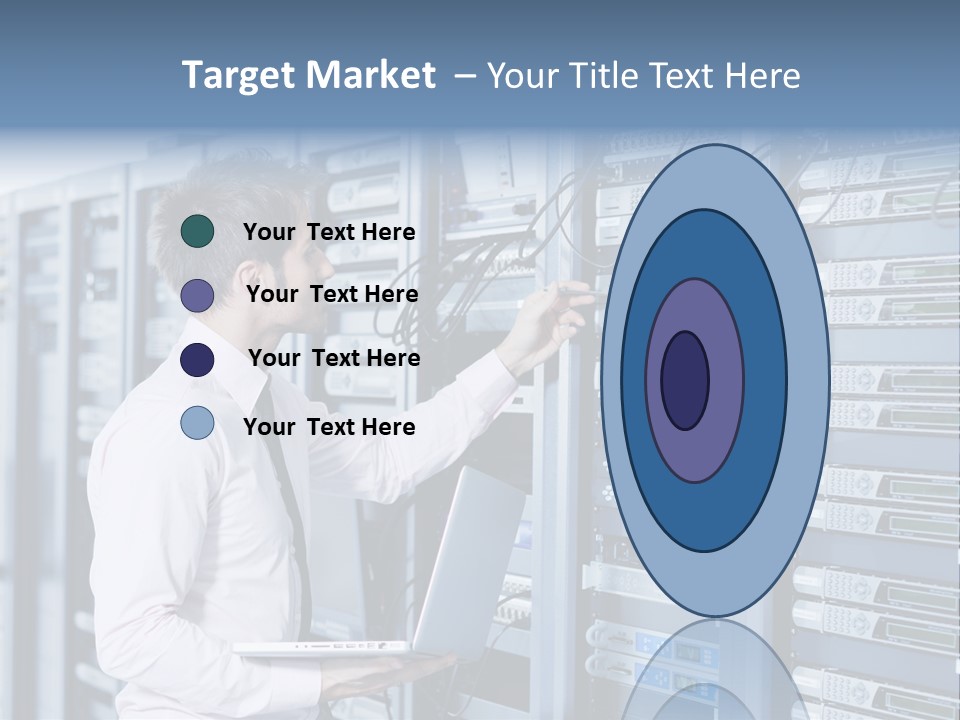 Rack Hardware Center PowerPoint Template