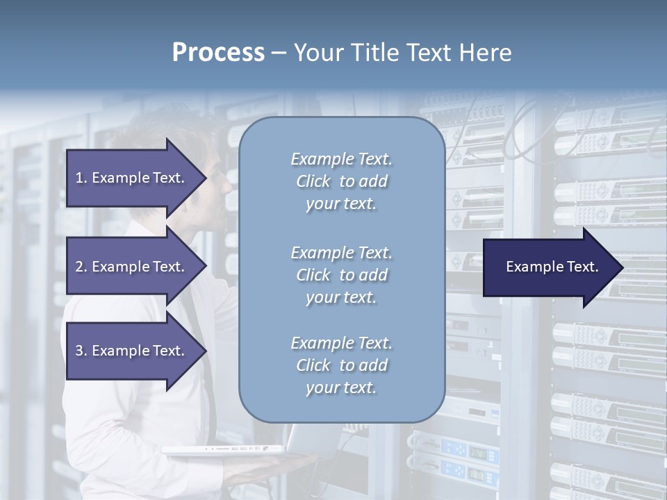 Rack Hardware Center PowerPoint Template