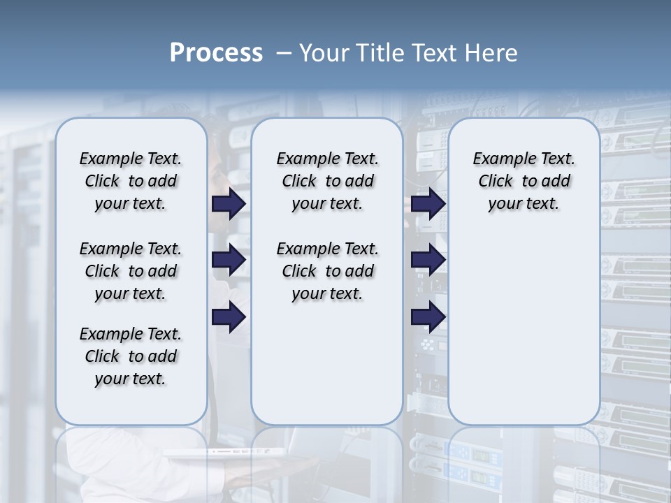 Rack Hardware Center PowerPoint Template