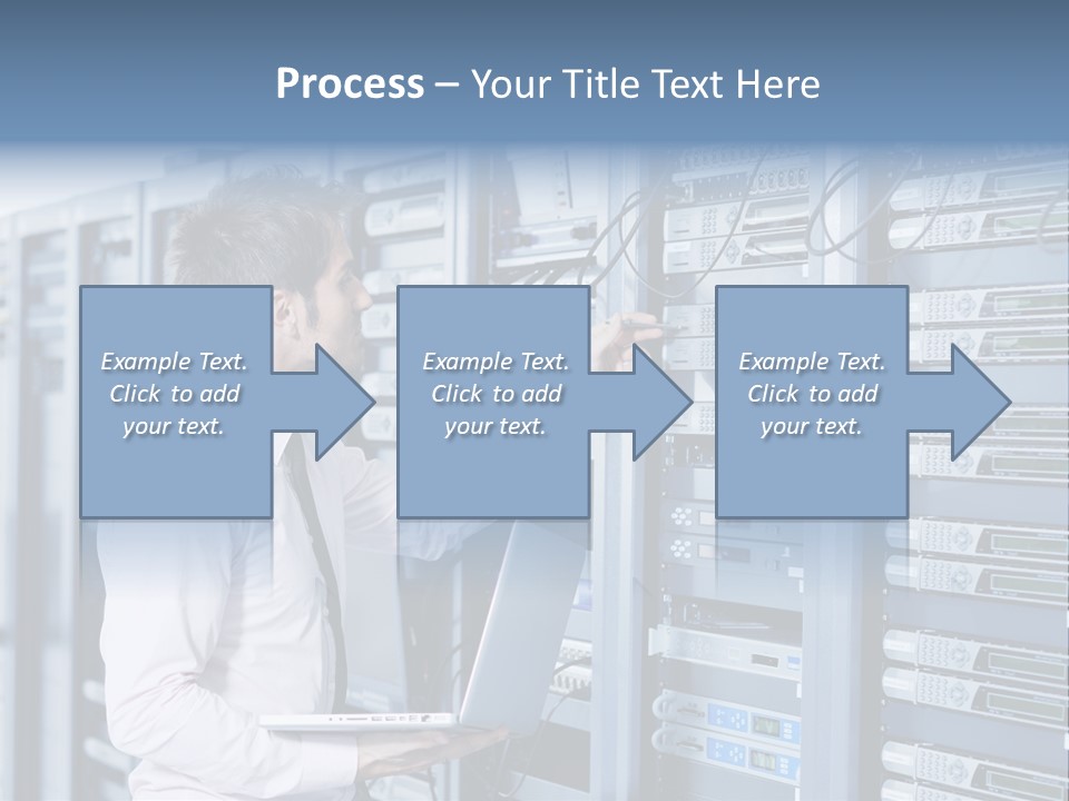 Rack Hardware Center PowerPoint Template