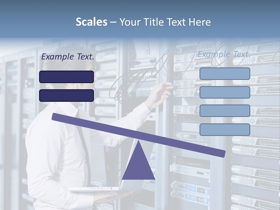 Rack Hardware Center PowerPoint Template