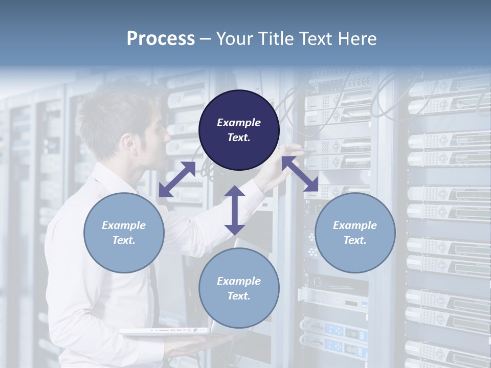 Rack Hardware Center PowerPoint Template