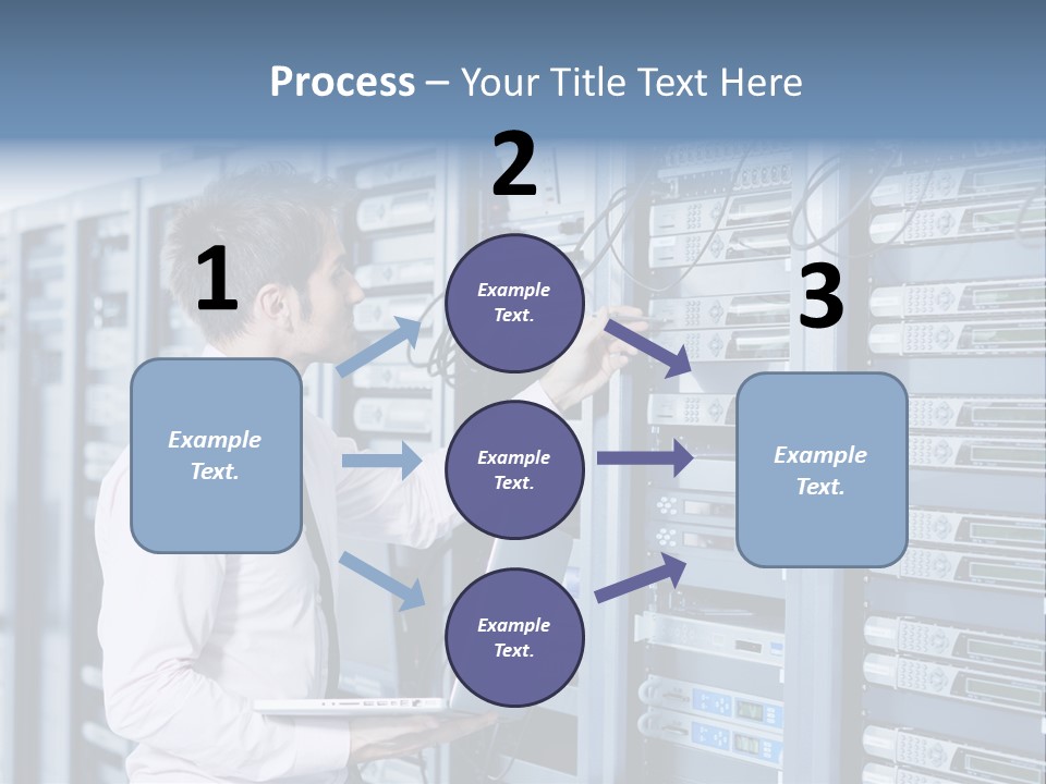 Rack Hardware Center PowerPoint Template
