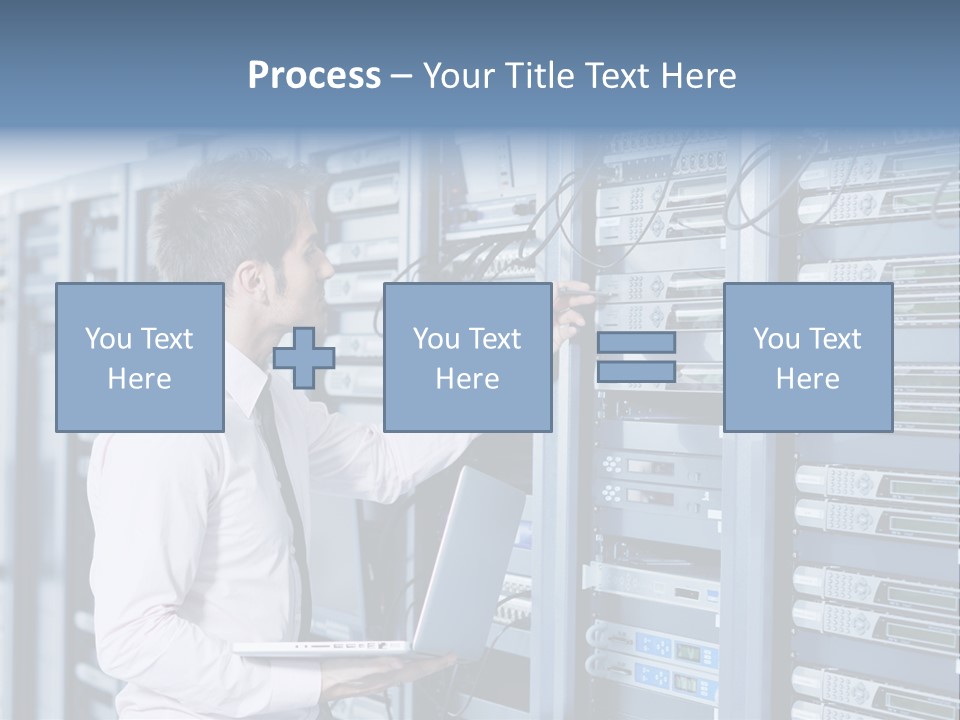 Rack Hardware Center PowerPoint Template