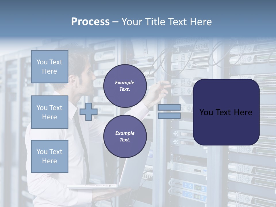 Rack Hardware Center PowerPoint Template