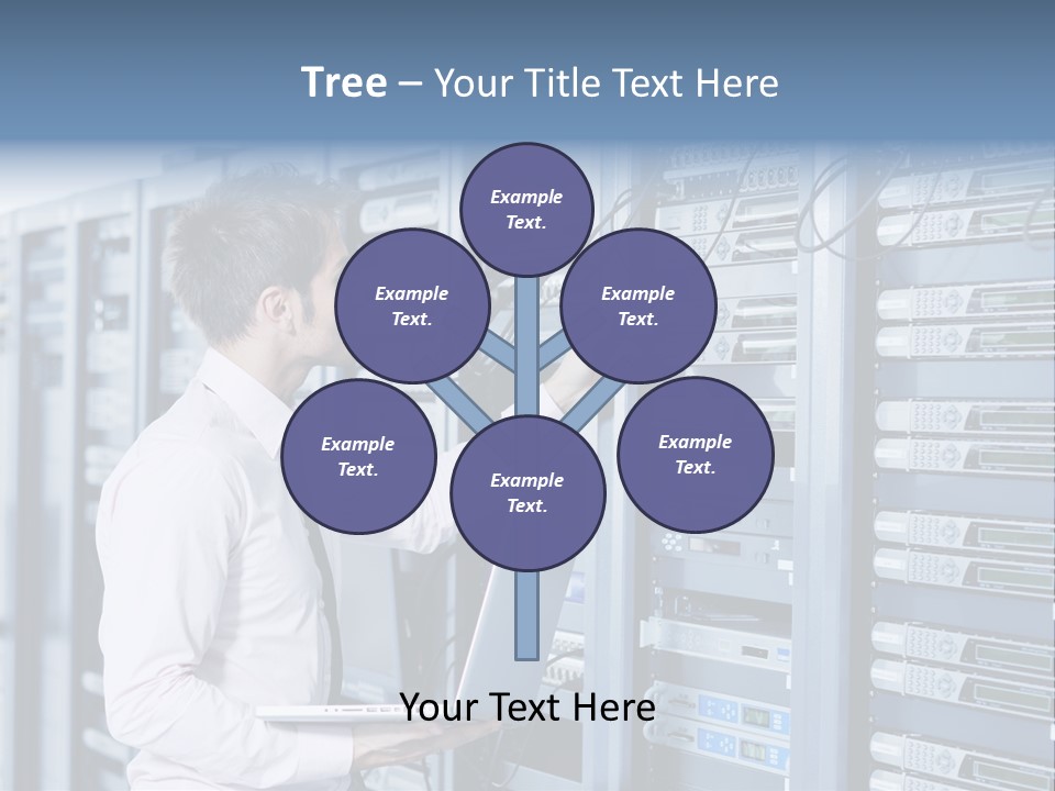 Rack Hardware Center PowerPoint Template