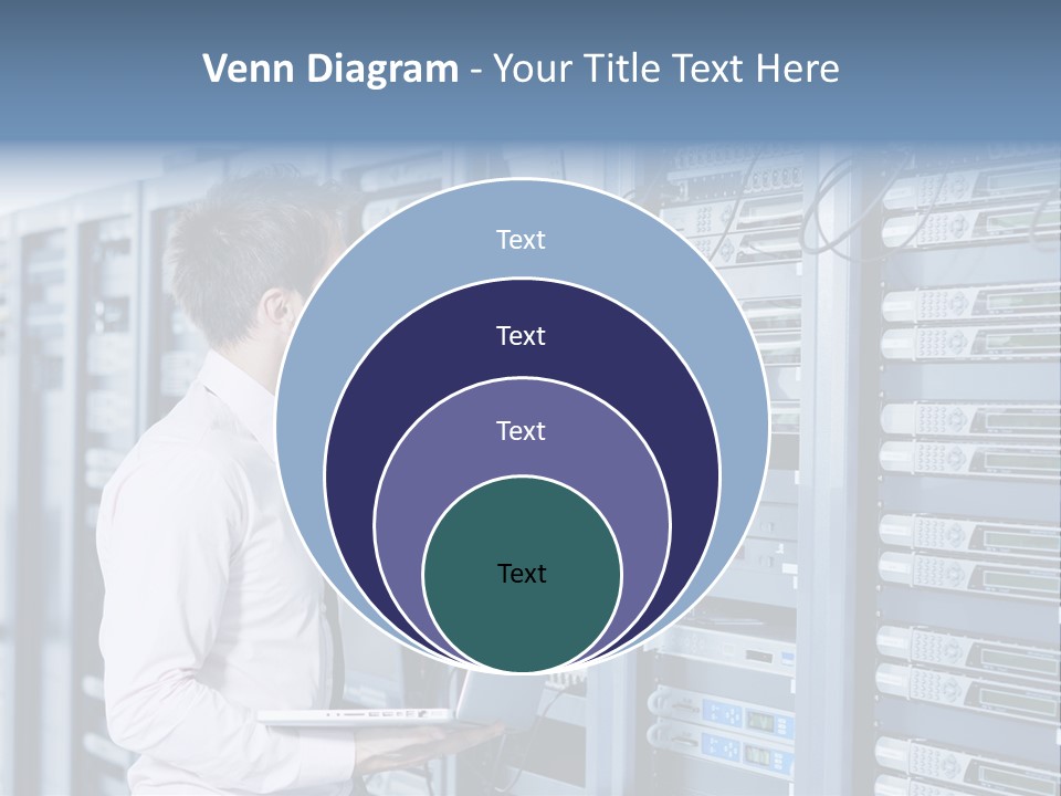Rack Hardware Center PowerPoint Template