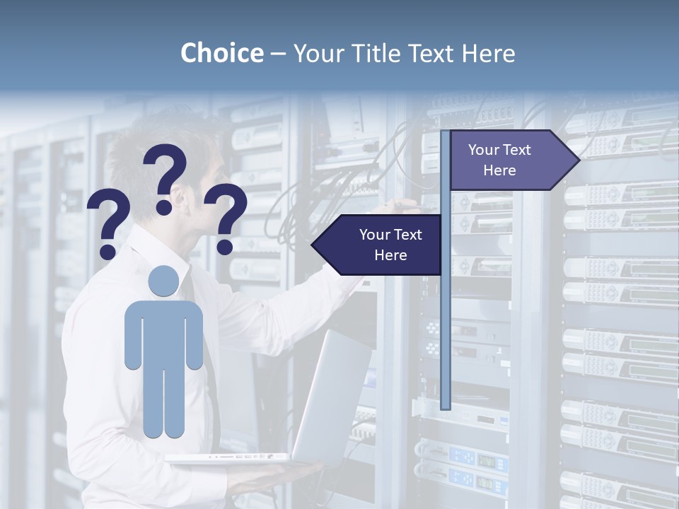 Rack Hardware Center PowerPoint Template