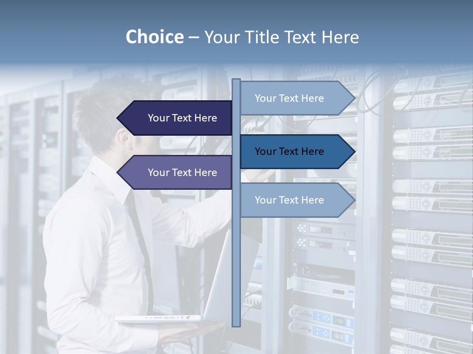 Rack Hardware Center PowerPoint Template