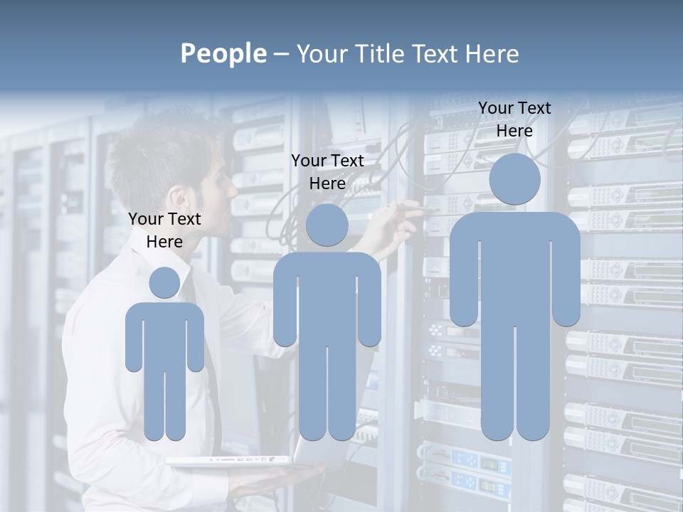 Rack Hardware Center PowerPoint Template