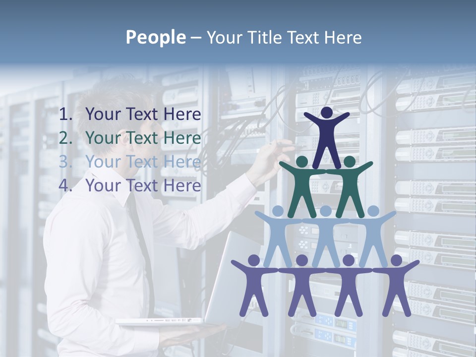 Rack Hardware Center PowerPoint Template