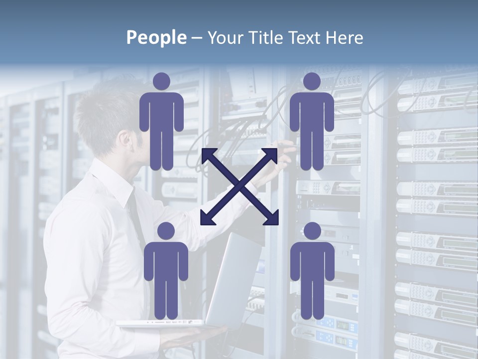 Rack Hardware Center PowerPoint Template