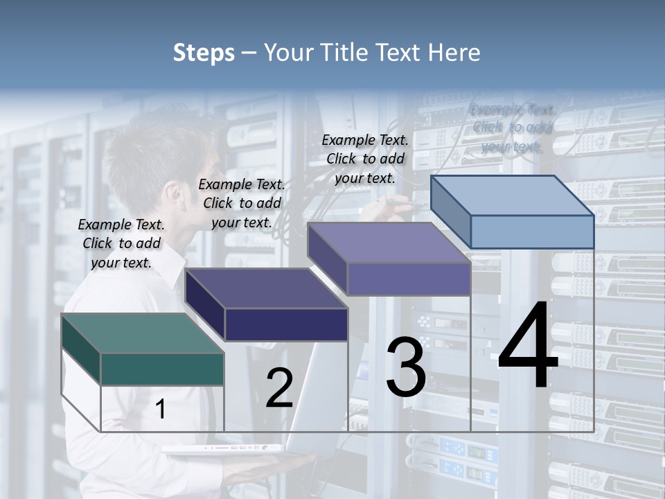 Rack Hardware Center PowerPoint Template