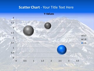 Geothermal Cold Glacier PowerPoint Template