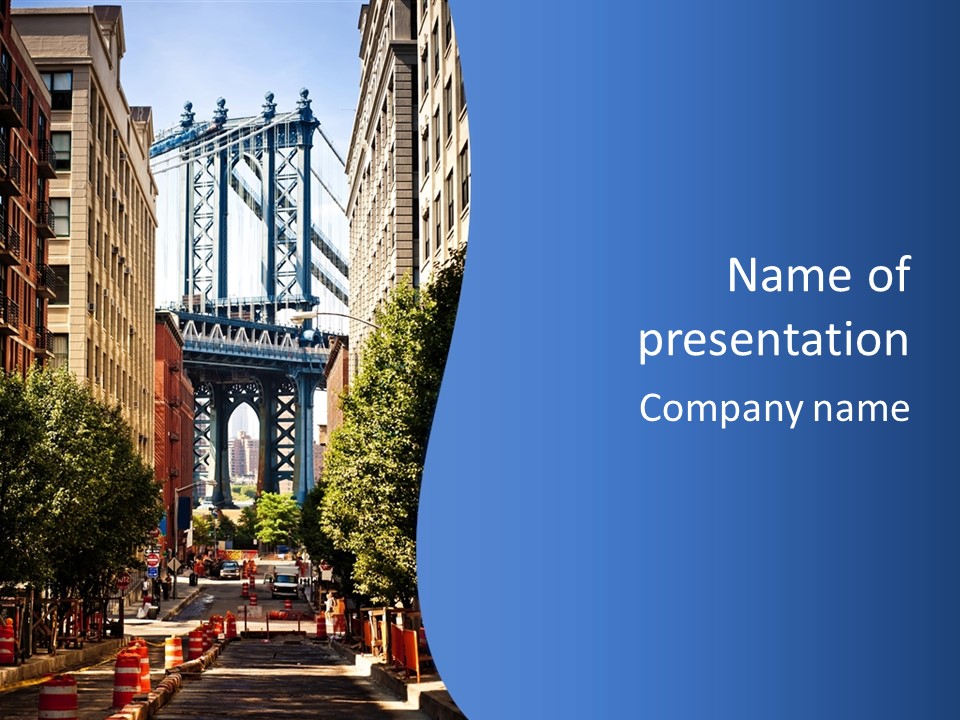 Scene Place Nyc PowerPoint Template