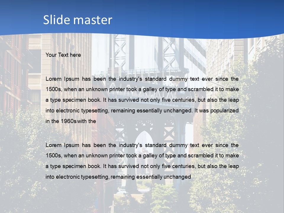 Scene Place Nyc PowerPoint Template