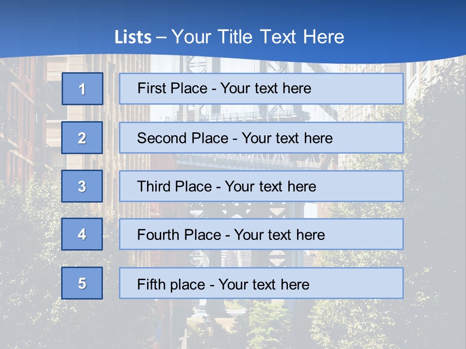 Scene Place Nyc PowerPoint Template