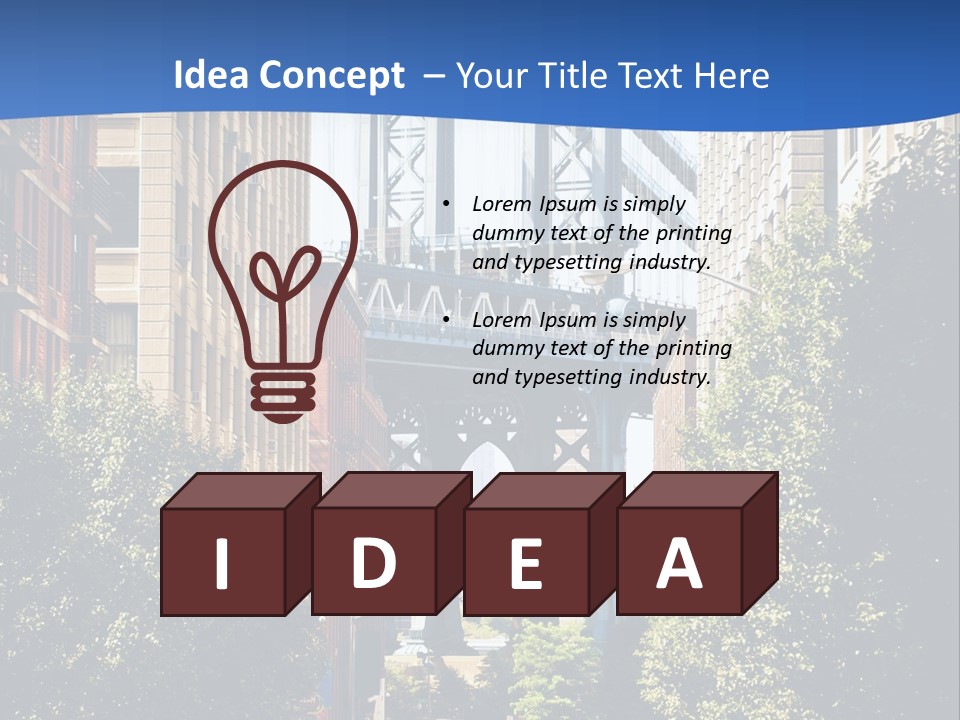 Scene Place Nyc PowerPoint Template