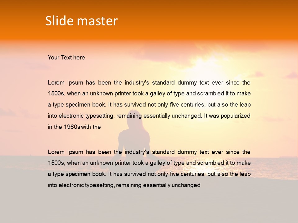 Energy Relaxation Happy PowerPoint Template