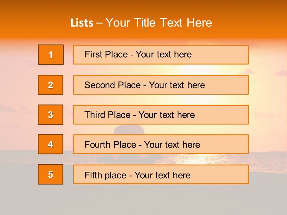 Energy Relaxation Happy PowerPoint Template