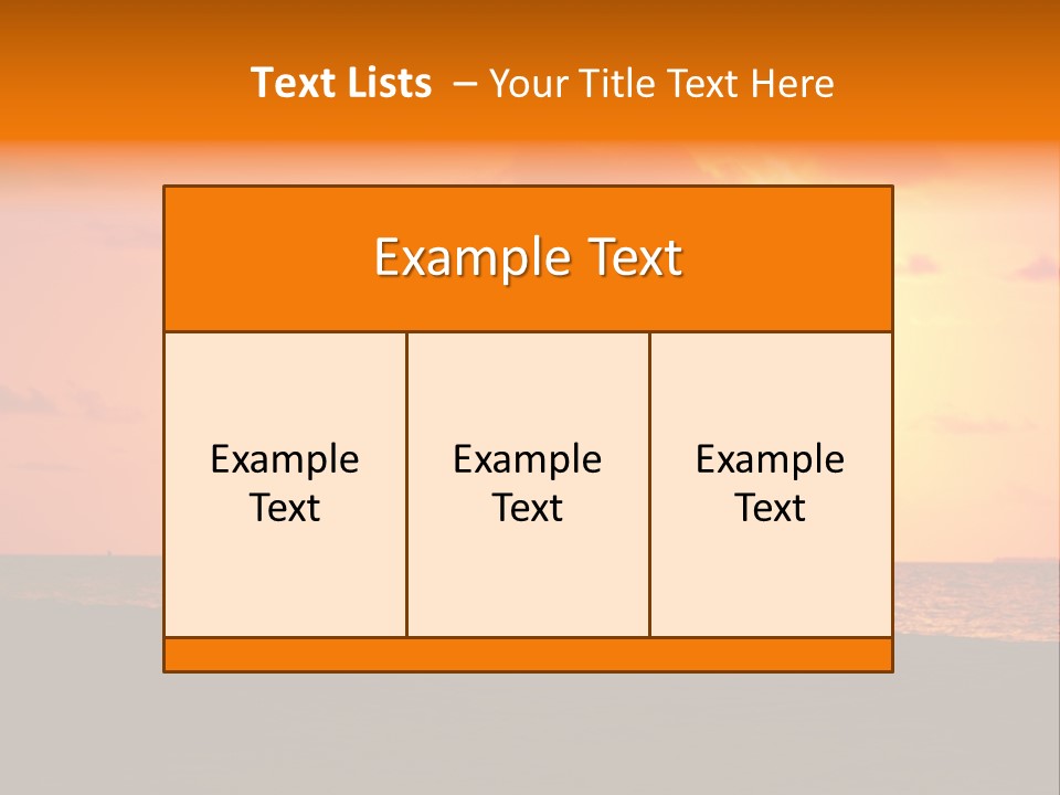 Energy Relaxation Happy PowerPoint Template