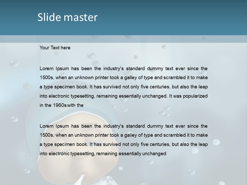 Loneliness Background Tchaikovsky PowerPoint Template