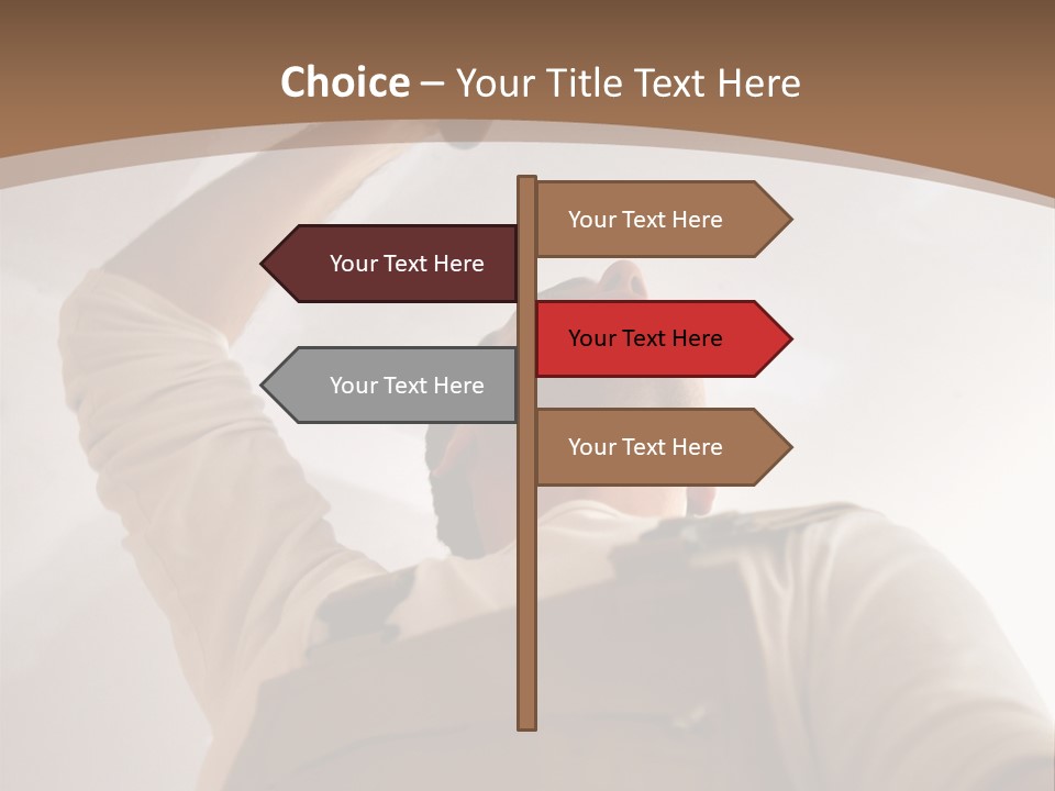 Job Join Ceiling PowerPoint Template