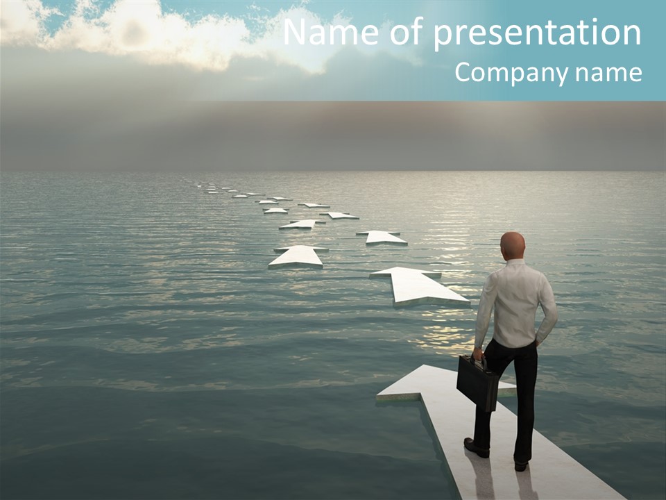 Perspective Drift Lost PowerPoint Template