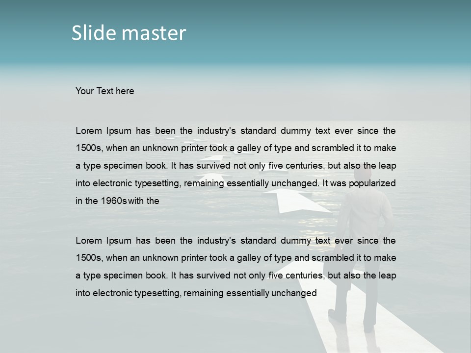 Perspective Drift Lost PowerPoint Template
