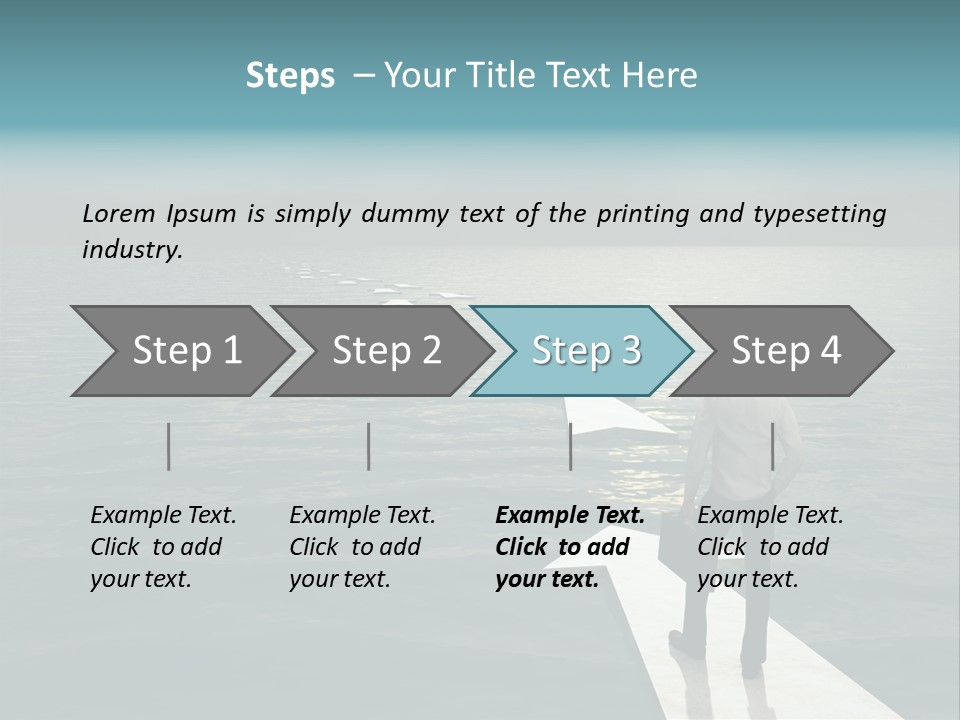 Perspective Drift Lost PowerPoint Template