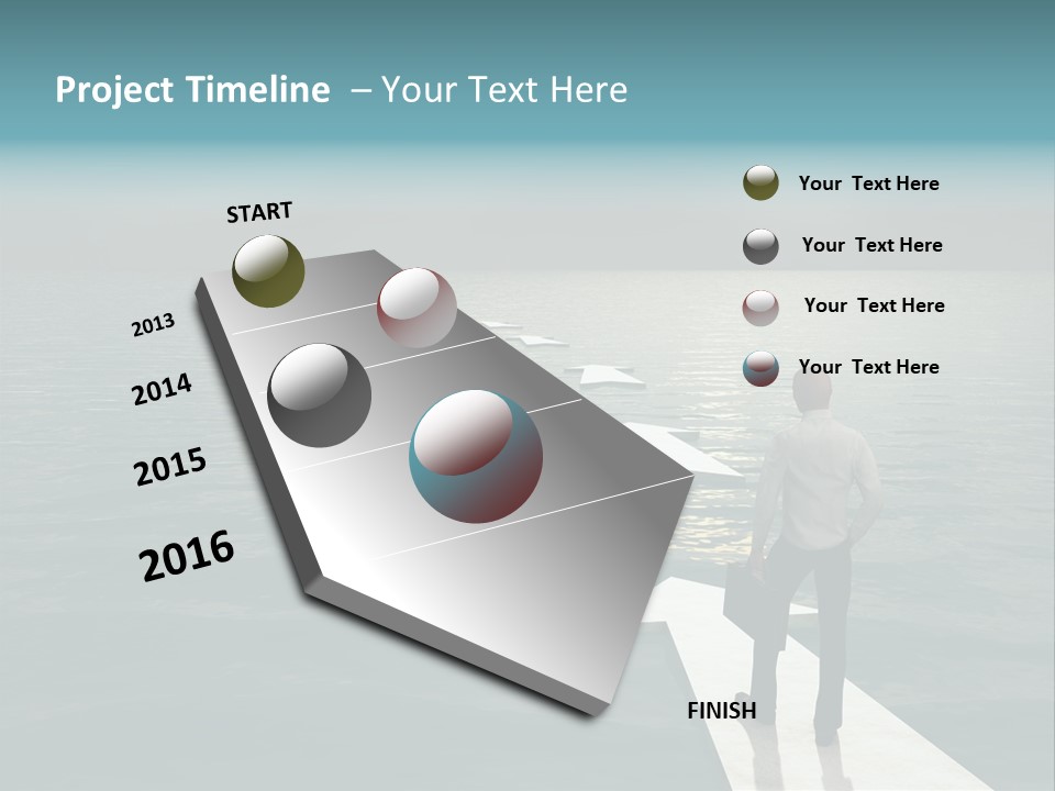 Perspective Drift Lost PowerPoint Template