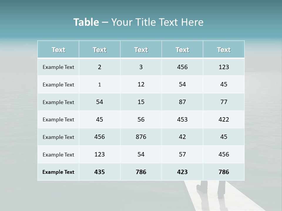 Perspective Drift Lost PowerPoint Template