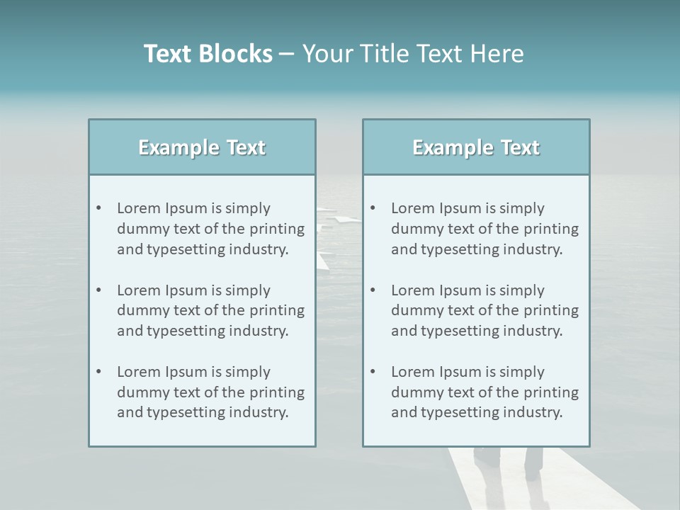 Perspective Drift Lost PowerPoint Template