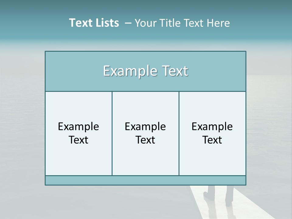 Perspective Drift Lost PowerPoint Template