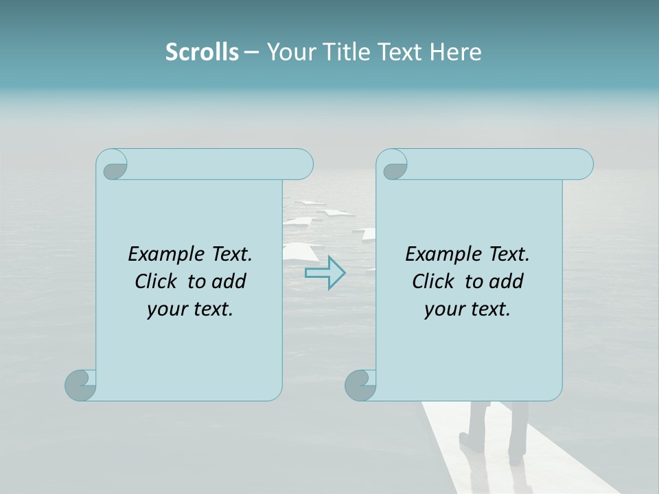 Perspective Drift Lost PowerPoint Template