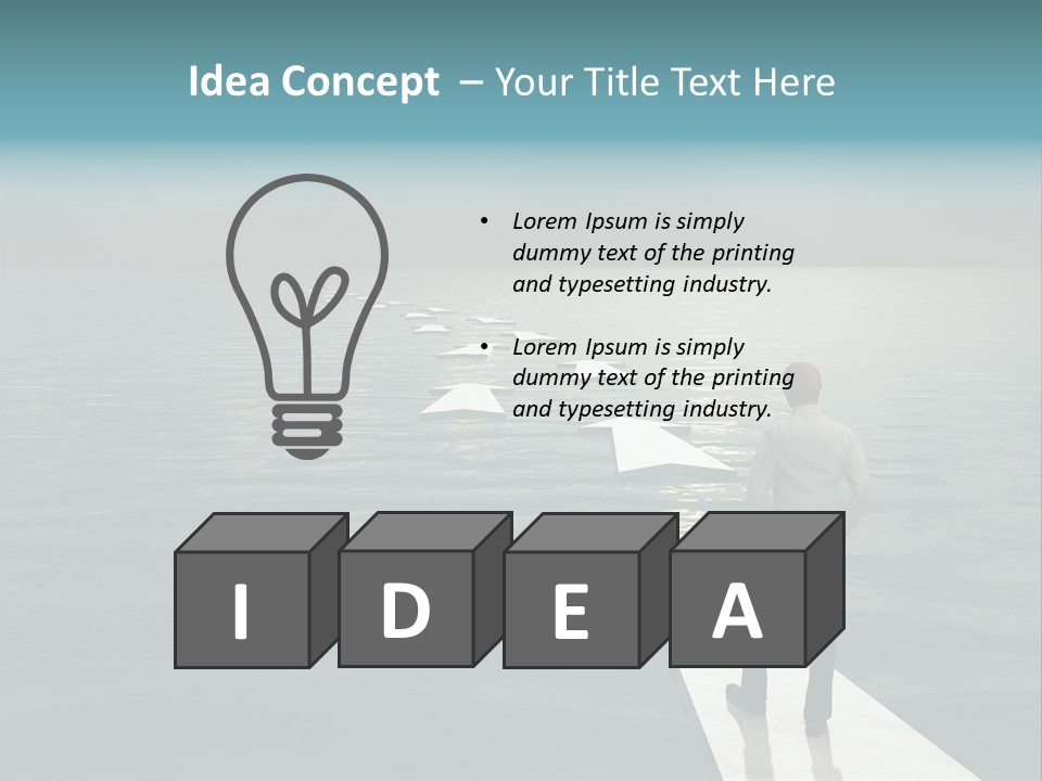 Perspective Drift Lost PowerPoint Template