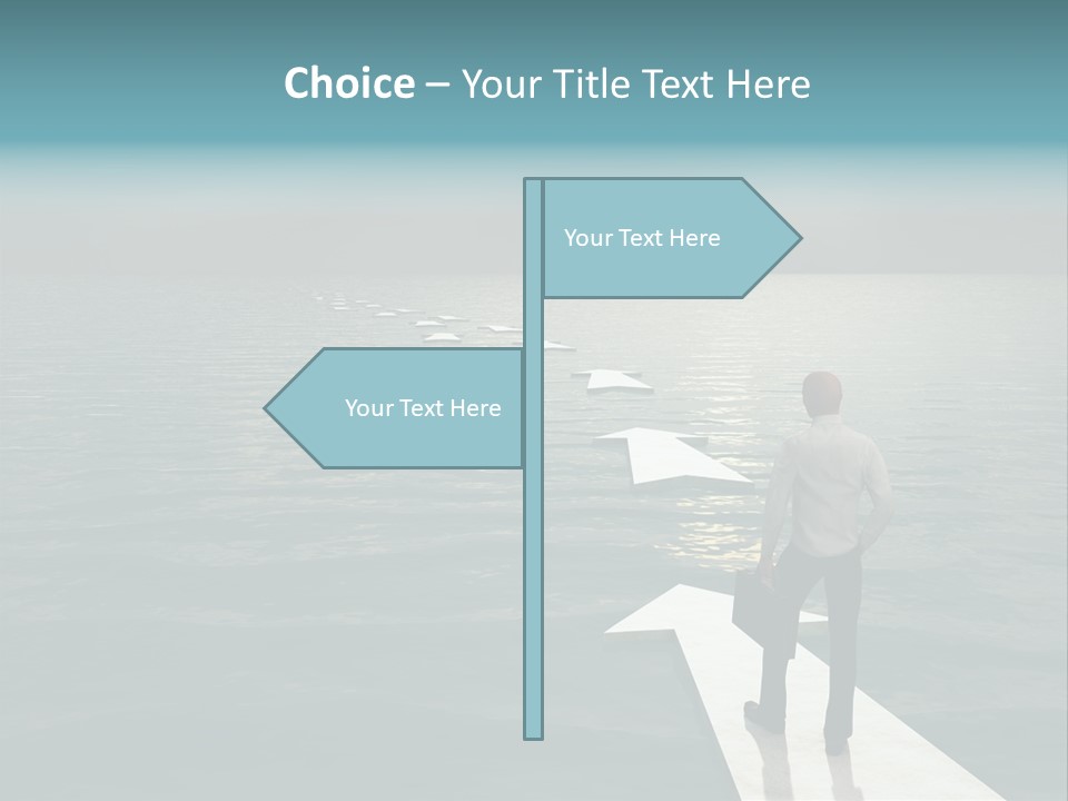 Perspective Drift Lost PowerPoint Template