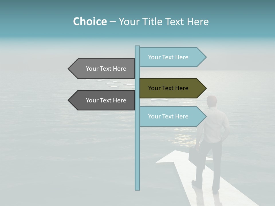 Perspective Drift Lost PowerPoint Template
