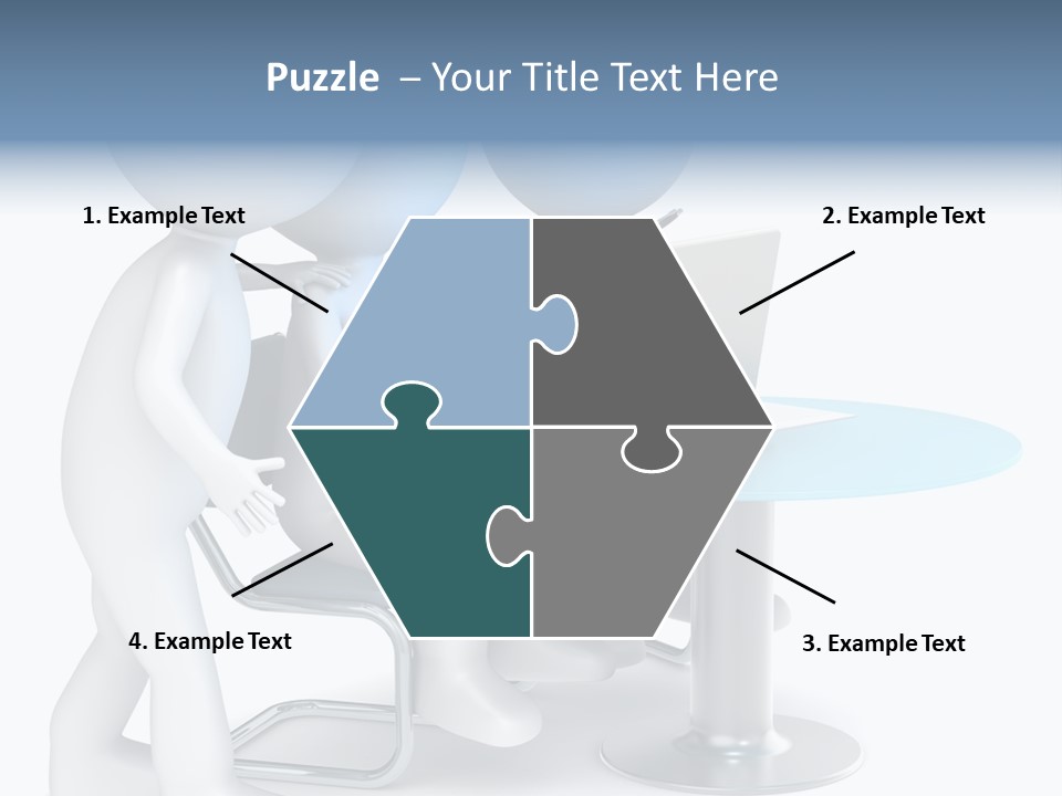 Group Computer Team PowerPoint Template