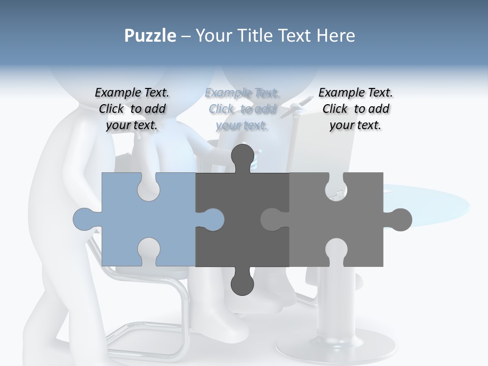 Group Computer Team PowerPoint Template