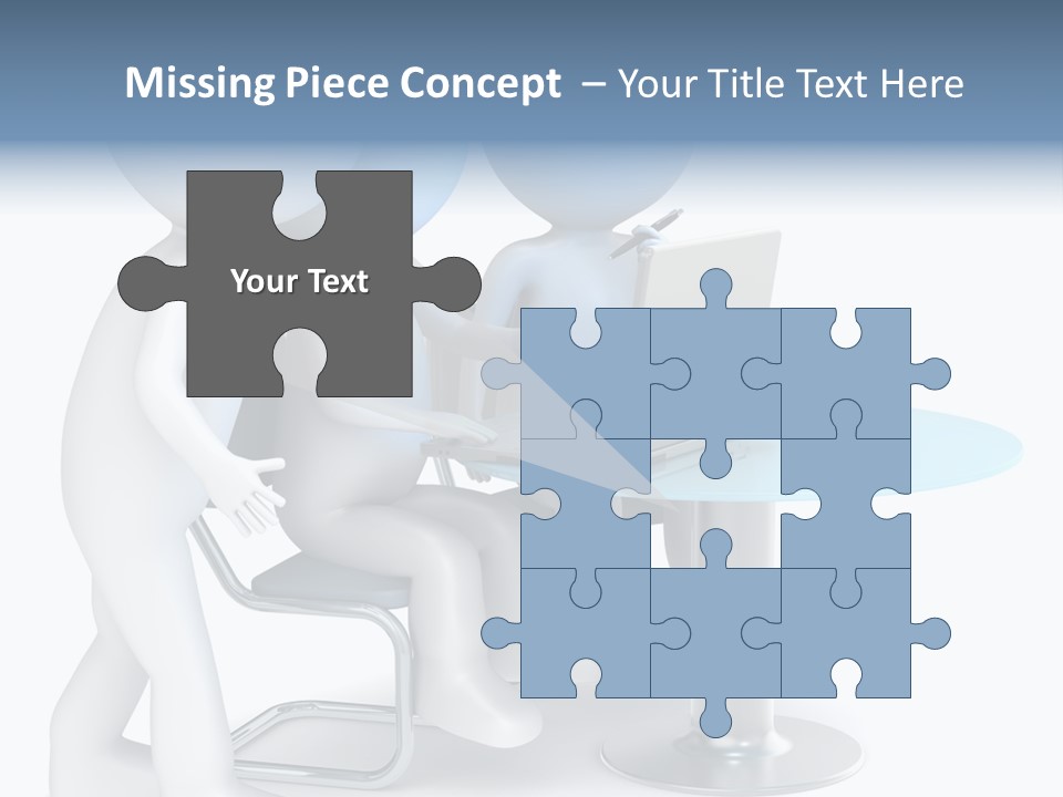 Group Computer Team PowerPoint Template