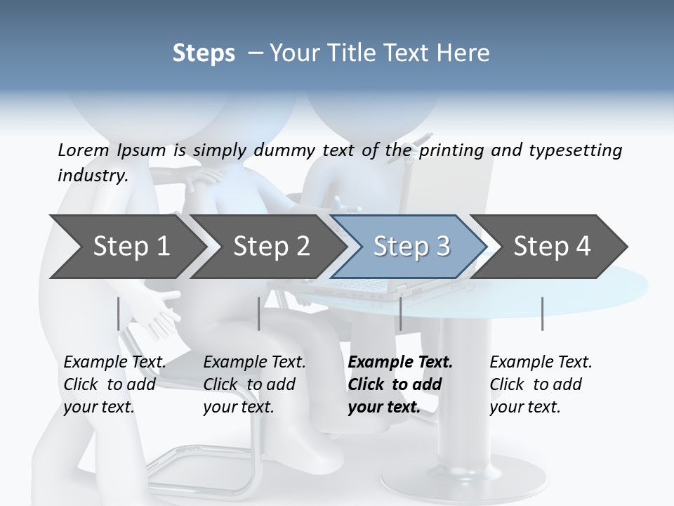 Group Computer Team PowerPoint Template