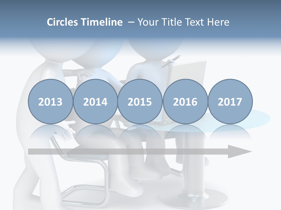 Group Computer Team PowerPoint Template